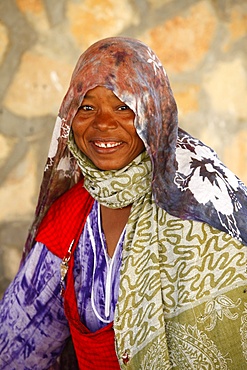 Berber woman in Toujane village, Tunisia, North Africa, Africa