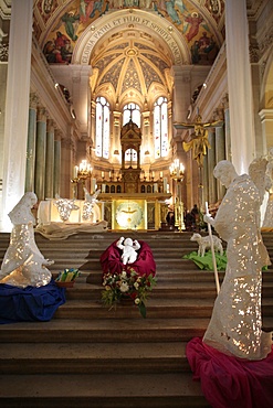 Christmas crib, Paris, France, Europe