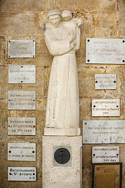 St. Anthony of Padova, Semur-en-Auxois, Cote d'Or, Burgundy, France, Europe