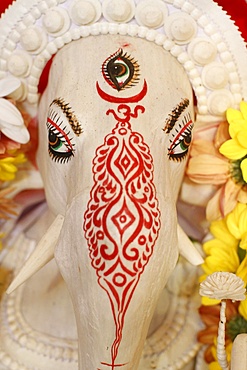 Statue of Hindu god Ganesh, Paris, France, Europe