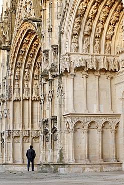 Portals of Bourges Cathedral, UNESCO World Heritage Site, Cher, Centre, France, Europe