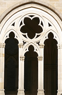 Gothic architecture in Notre-Dame church, St. Pere, Yonne, Burgundy, France, Europe