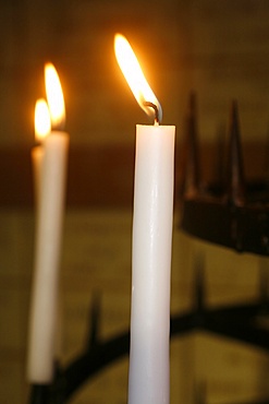 Candles, Lyon, Rhone, France, Europe