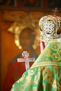 Orthodox celebration led by Bishop Michel de Claudiopolis, Paris, Ile de France, France, Europe