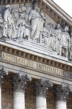 Palais Bourbon, French National Assembly, Paris, France, Europe