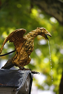 Eagle fountain, Heiligenkreuz Abbey, Lower Austria, Austria, Europe