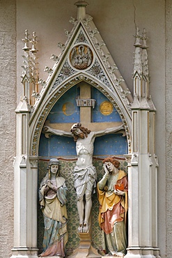 Jesus on the Cross, Heiligenkreuz Abbey, Lower Austria, Austria, Europe