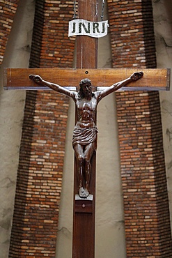 Crucifix, St. Anne's Basilica, Brazzaville, Congo, Africa