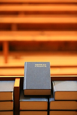 Missal and songs, St. Nicolas de Veroce, Haute-Savoie, France, Europe