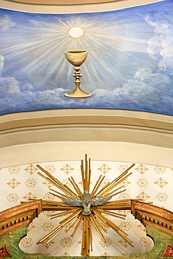 Ciborium and Dove of Peace, Haute-Savoie, France, Europe