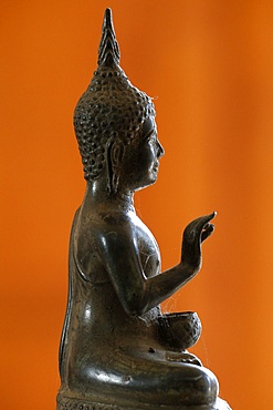 Buddha statue in profile, France, Europe