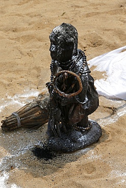 Gambada fetish at the Ouidah Voodoo festival, Ouidah, Benin, West Africa, Africa