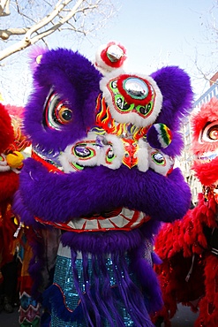 Dragon dance, Chinese New Year, Paris, France, Europe