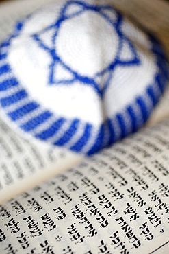 Torah and Kippah, Paris, France, Europe