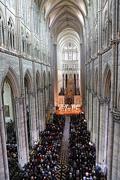 Bishop Olivier Leborgne, Bishop of the Diocese of Amiens, Episcopal ordination, Amiens Cathedral, UNESCO World Heritage Site, Picardy, France, Europe