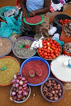 Masindi market stall, Masindi, Uganda, Africa