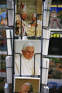 Postcard of the Pope, Vatican, Rome, Lazio, Italy, Europe