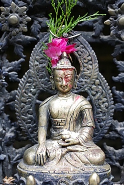 Statue of the Buddha, Patan, Nepal,  Asia