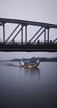 Boat on Perfume River, Hue, Vietnam, Indochina, Southeast Asia, Asia