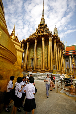 Wat Phra Kaeo temple, Bangkok, Thailand, Southeast Asia, Asia