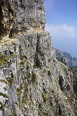 Sightseeing on the Strada delle 52 gallerie, Veneto, Italy, Europe