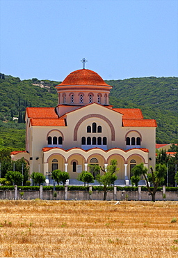 Sissia Monastery on the west coast of Cephalonia, Ionian Islands, Greek Islands, Greece, Europe