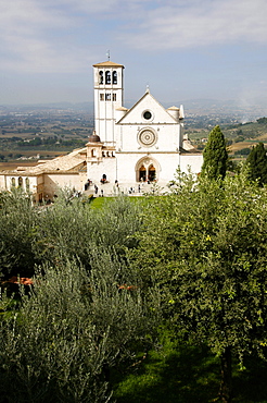 The San Francesco Basilica, UNESCO World Heritage Site, Assisi, Umbria, Italy, Europe