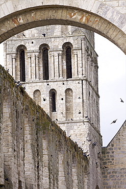 The ruins of Jumieges Abbey along the Seine River, Seine Maritime, Normandy, France, Europe