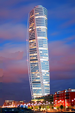 Turning Torso, architect Santiago Calatrava, Malmo, Sweden, Scandinavia, Europe



