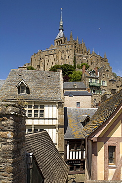 Mont St. Michel, UNESCO World Heritage Site, Normandy, France, Europe