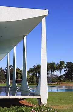 Alvorada Palace, architect Oscar Niemeyer, Brasilia, Brazil, South America