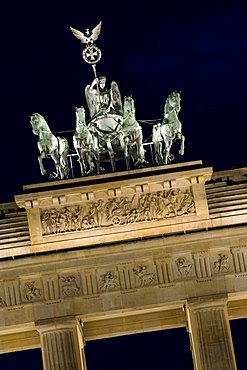 Quadriga, Brandenburg Gate, Berlin, Germany, Europe