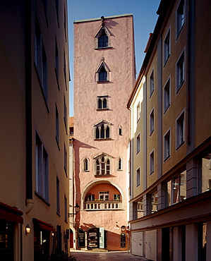 Baumburger Turm, Regensburg, Bavaria, Germany, Europe