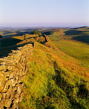 Housesteads, Hadrian's Wall, UNESCO World Heritage Site, Northumberland, England, United Kingdom, Europe