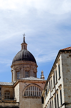 Dome of the Cathedral of the Assumption, Dubrovnik, Dalmatian Coast, Croatia, Europe