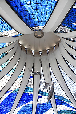 Brasilia Cathedral, architect Oscar Niemeyer, Brasilia, Brazil, South America