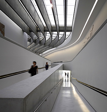 The MAXXI, National Museum of 21st Century Arts, architect Zaha Hadid, Rome, Lazio, Italy, Europe