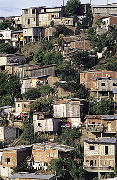 Invasiones, settlements at Ceibos Norte quarter, Guayaquil, Ecuador, South America