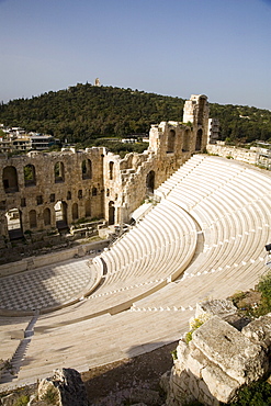 The Odeon of Herodes Atticus, built around 161 BC, Acropolis, Athens, Greece, Europe