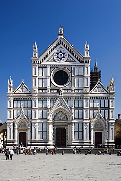 Basilica of Santa Croce, Florence, Tuscany, Italy, Europe