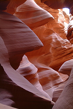 Abstract detail, Antelope Canyon, near Page, Arizona, United States of America, North America