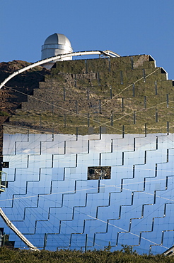 Astronomical observatory at top of the Taburiente, La Palma, Canary Islands, Spain, Europe