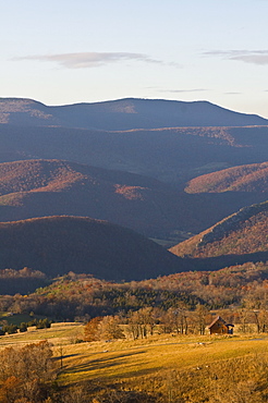 Beautiful foliage in the Indian summer, Allegheny Mountains, West Virginia, United States of America, North America