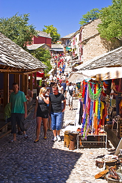 The old town of Mostar, UNESCO World Heritage Site, Bosnia-Herzegovina, Europe