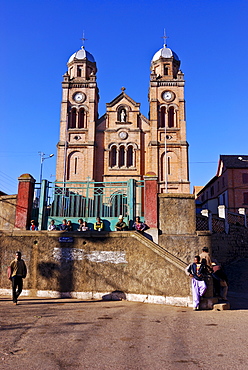 Colonial church in Fianarantsoa, Madagascar, Africa