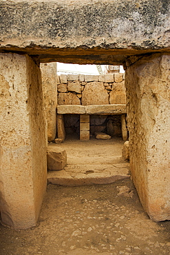 Prehistoric temple of Mnajdra, UNESCO World Heritage Site, Malta, Europe 