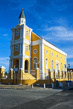 Church in Willemstad, capital of Curacao, ABC Islands, Netherlands Antilles, Caribbean, Central America