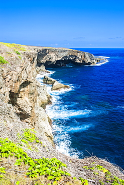 Banzai cliffs on Saipan, Northern Marianas, Central Pacific, Pacific