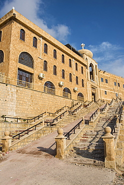 Syrian Orthodox Monastery Mar Mattai, (St. Matthews Monastery) overlooking Mosul, Iraq, Middle East 