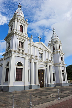 The cathedral of Ponce, Ponce, Puerto Rico, West Indies, Caribbean, Central America 